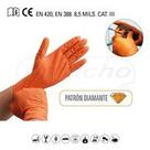 Guants nitril diamant taronja reutilitzables/Producte en Oferta